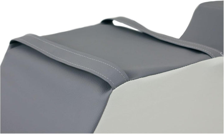 Doppel-Schaukelfigur Böhnchen Schaumstoff-Wippe Balancierbrücke Wippschaukel (Farbe: weiss,grau)