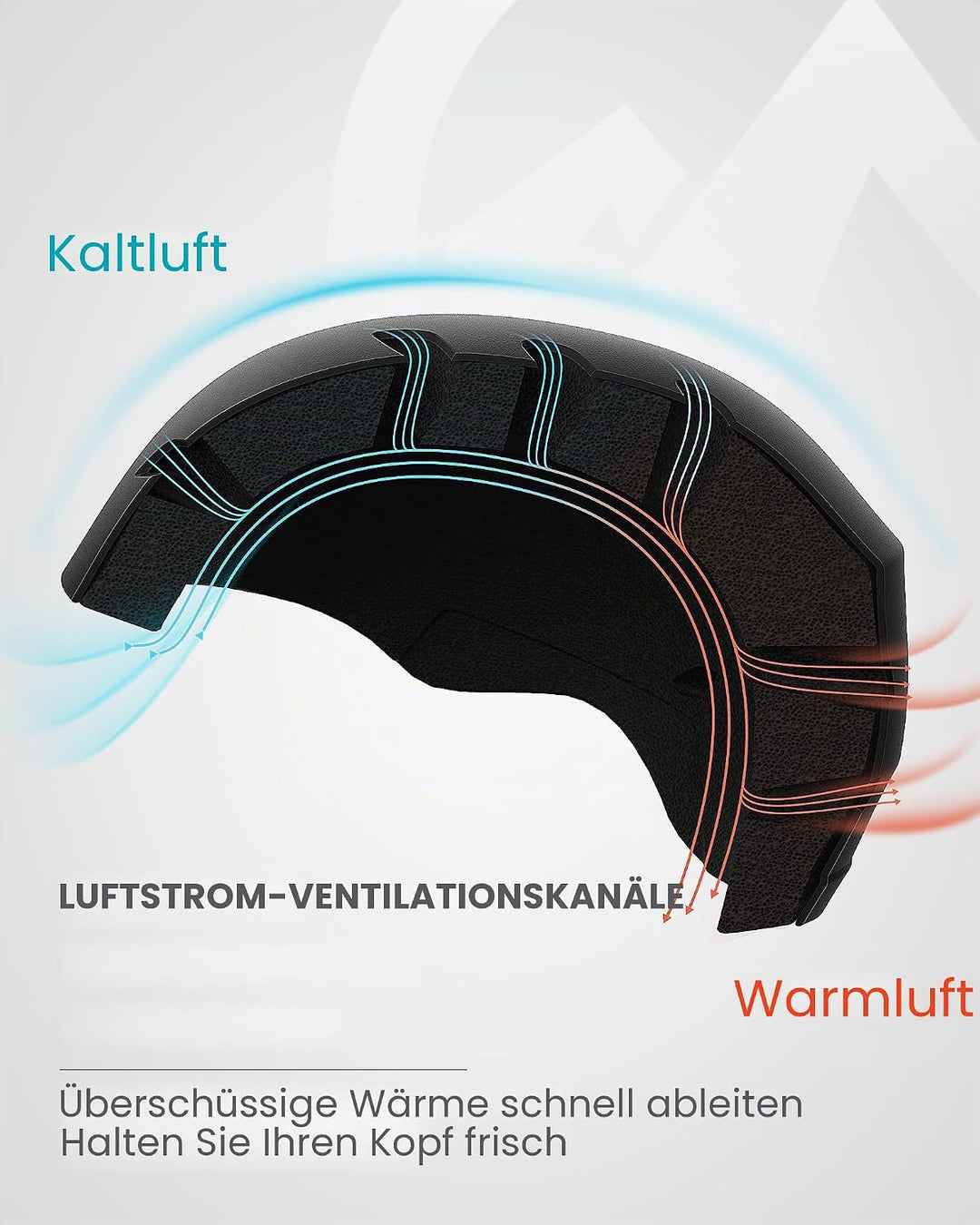 OutdoorMaster Kelvin Unisex Skihelm - Schneesporthelm für Skifahren/Snowboard mit Belüftungssystem,
