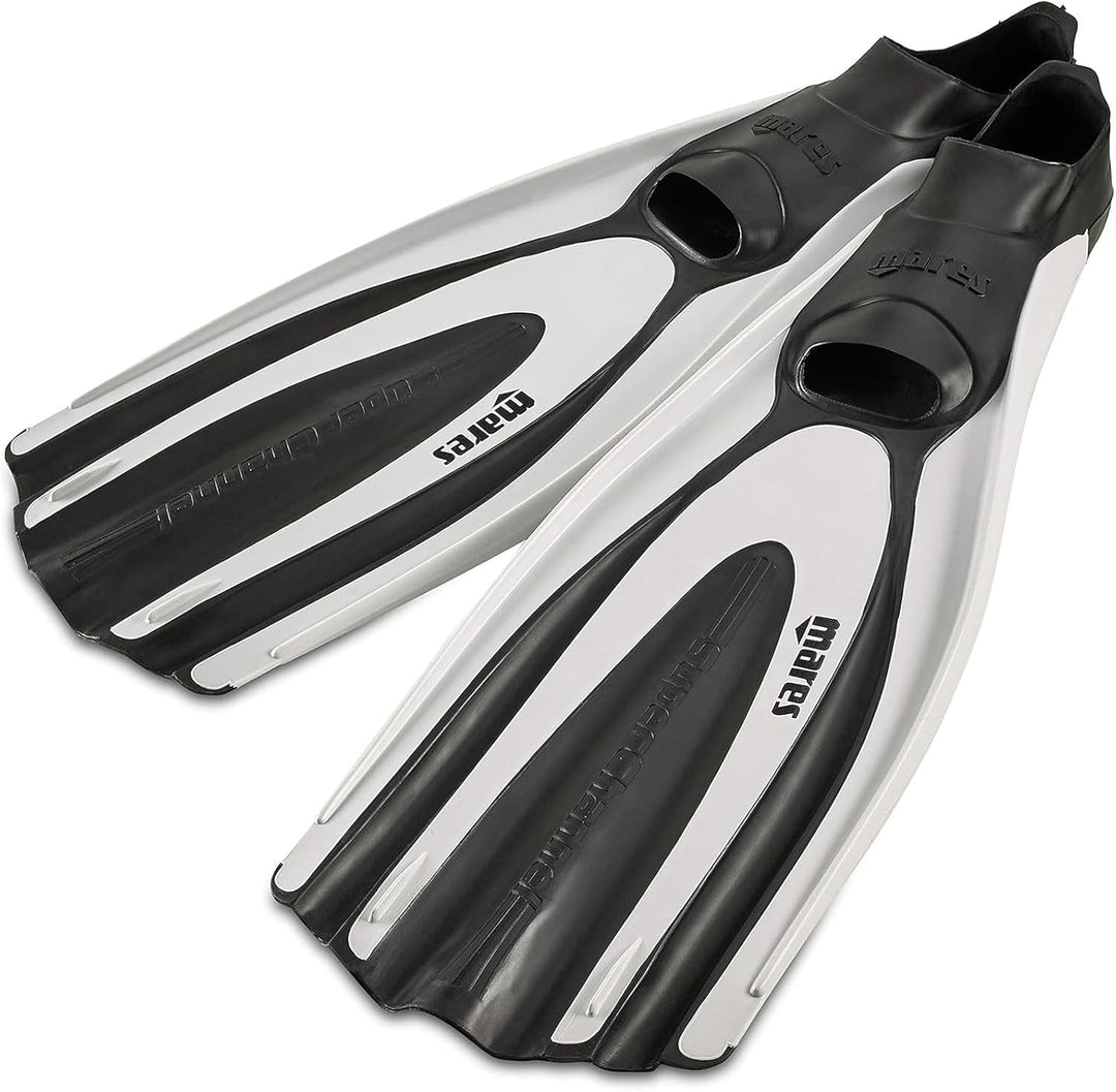 Mares Unisex – Erwachsene Avanti Superchannel Full Tauchflossen 42 weiss, 42 weiss