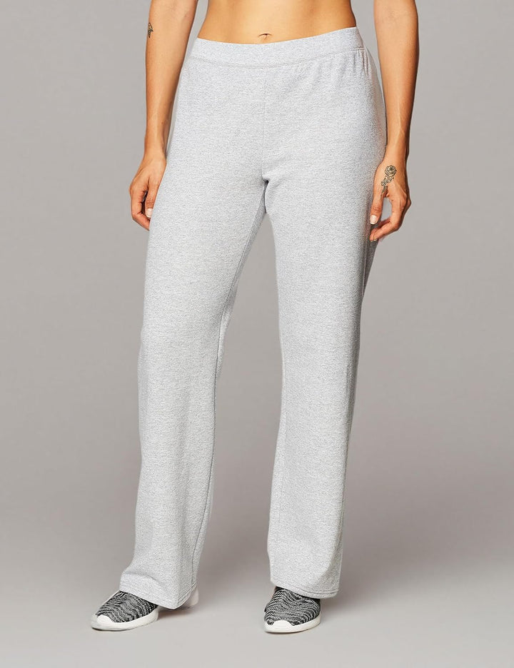 Hanes Damen EcoSmart Sweatpants mit offenem Bein, Fleece, Normale und zierliche Grössen erhältlich O