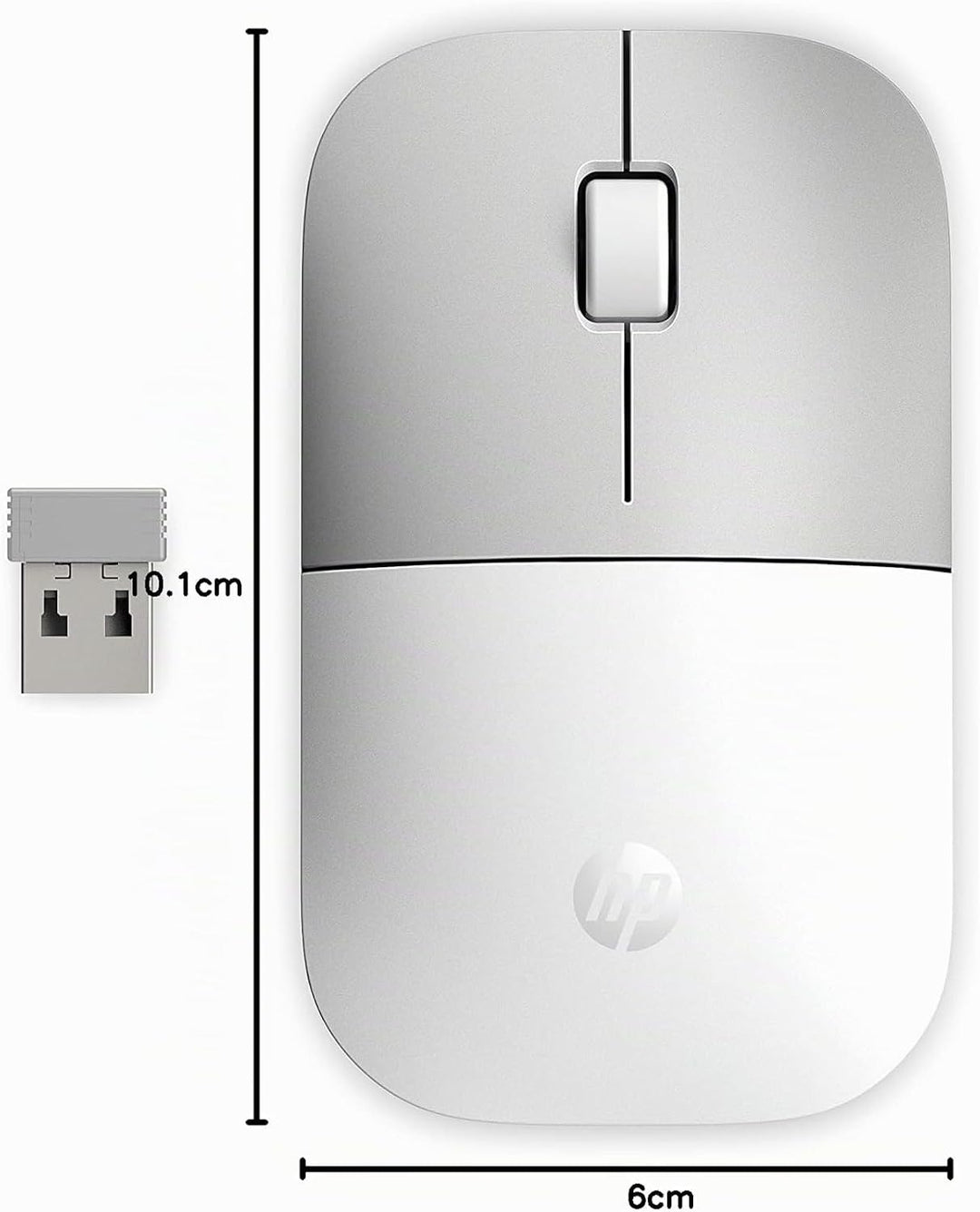 HP Z3700 Ceramic Wireless Mouse Keramik Dongle, Keramik Dongle