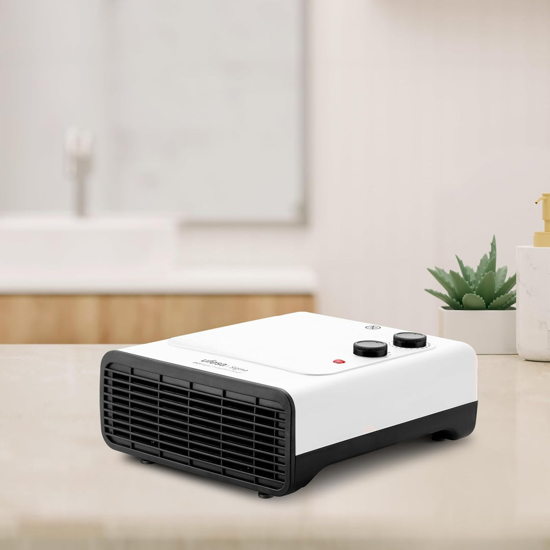 Ufesa Sigma – 1800 W Flachheizgerät mit IP21-Schutz für Badezimmer, 3 Heiz-/Kälteleistungsstufen, ei