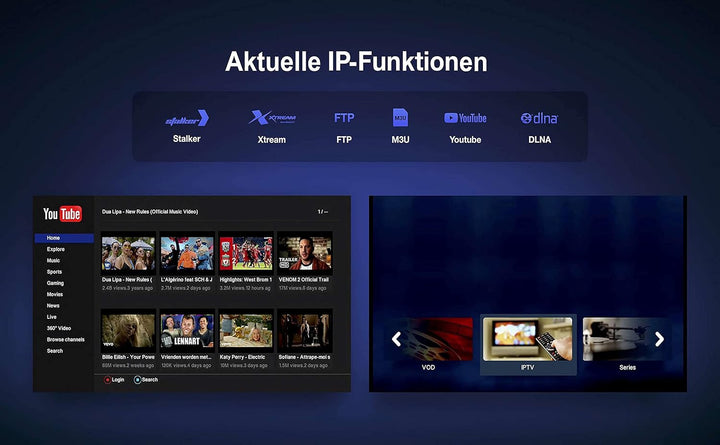 Apebox C2 4K UHD 2160p Combo Satelliten DVB-S2X & DVB-T2/C Multistream Receiver (1x DVB-S2X, 1xDVB-T