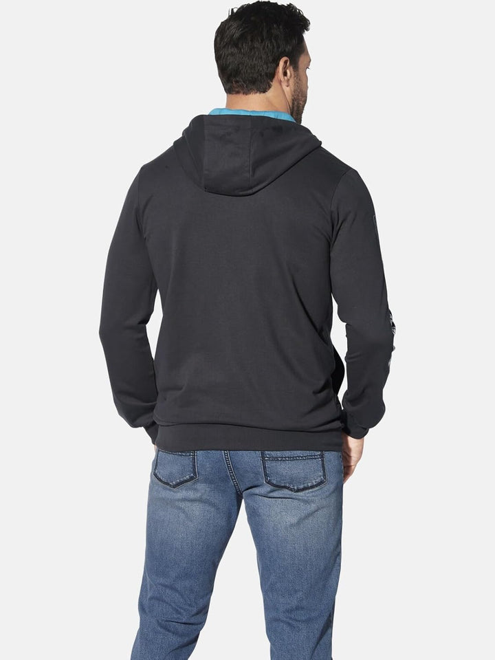 Jan Vanderstorm Herren Sweatjacke Roderich, Dunkelgrau