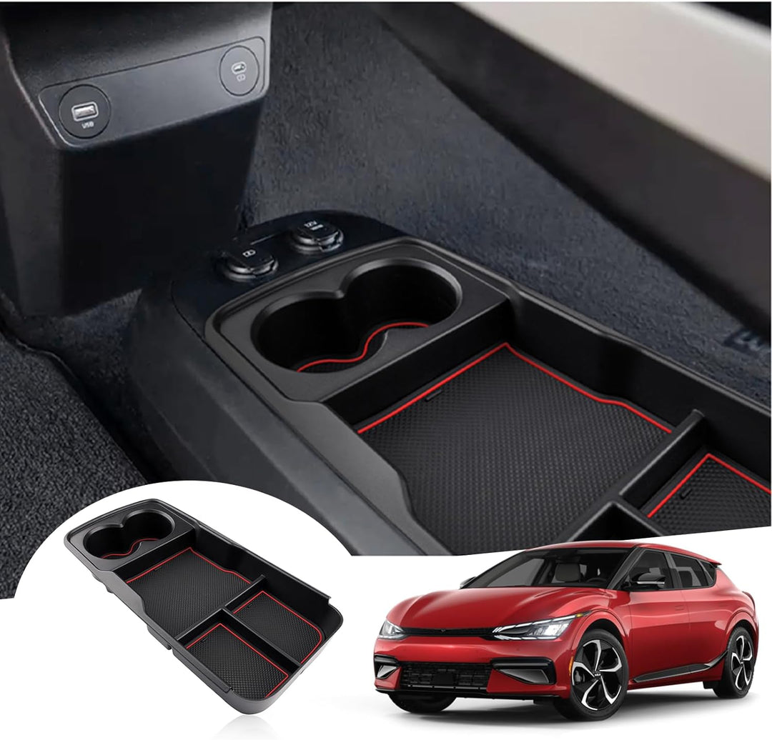 GAFAT Ki-a EV6 2021-2024 2025 Mittelkonsole Aufbewahrungsbox, EV6 2023 Organizer Tray Handschuhfach