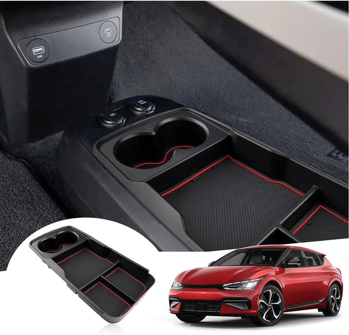 GAFAT Ki-a EV6 2021-2024 2025 Mittelkonsole Aufbewahrungsbox, EV6 2023 Organizer Tray Handschuhfach
