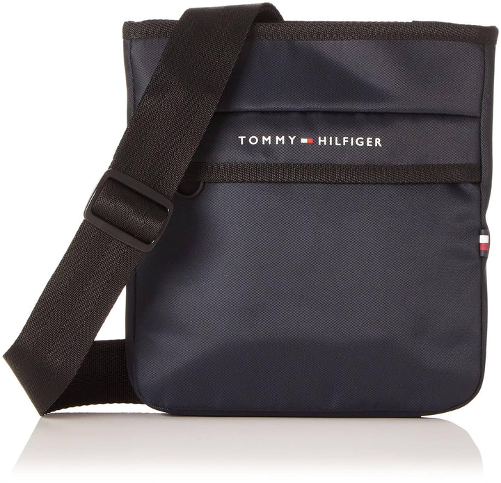 Tommy Hilfiger Herren Skyline Mini Crossover-Tasche, Blau Einheitsgrösse Space Blue, Einheitsgrösse