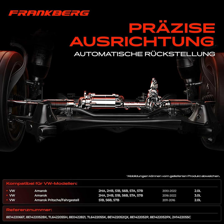 Frankberg Lenkgetriebe Servolenkgetriebe Hydraulisch für Linkslenker Kompatibel mit A.m.a.r.o.k 2HA