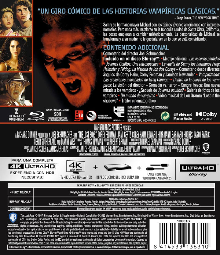 Jóvenes ocultos (4K UHD + Blu-ray)
