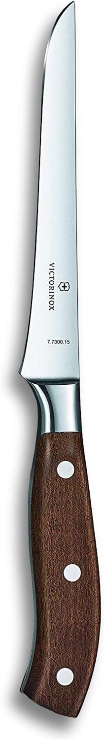 Victorinox, Grand Maître, Profi Ausbeinmesser, Extra Scharfe Klinge, gerader Schliff, 15 cm, Edler H