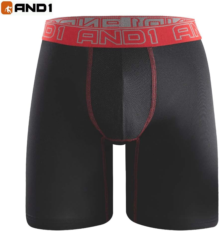 AND1 Sport Boxershorts 5er Pack Unterwäsche Herren Unterhosen Männer Retroshorts Boxer Brief Sportun