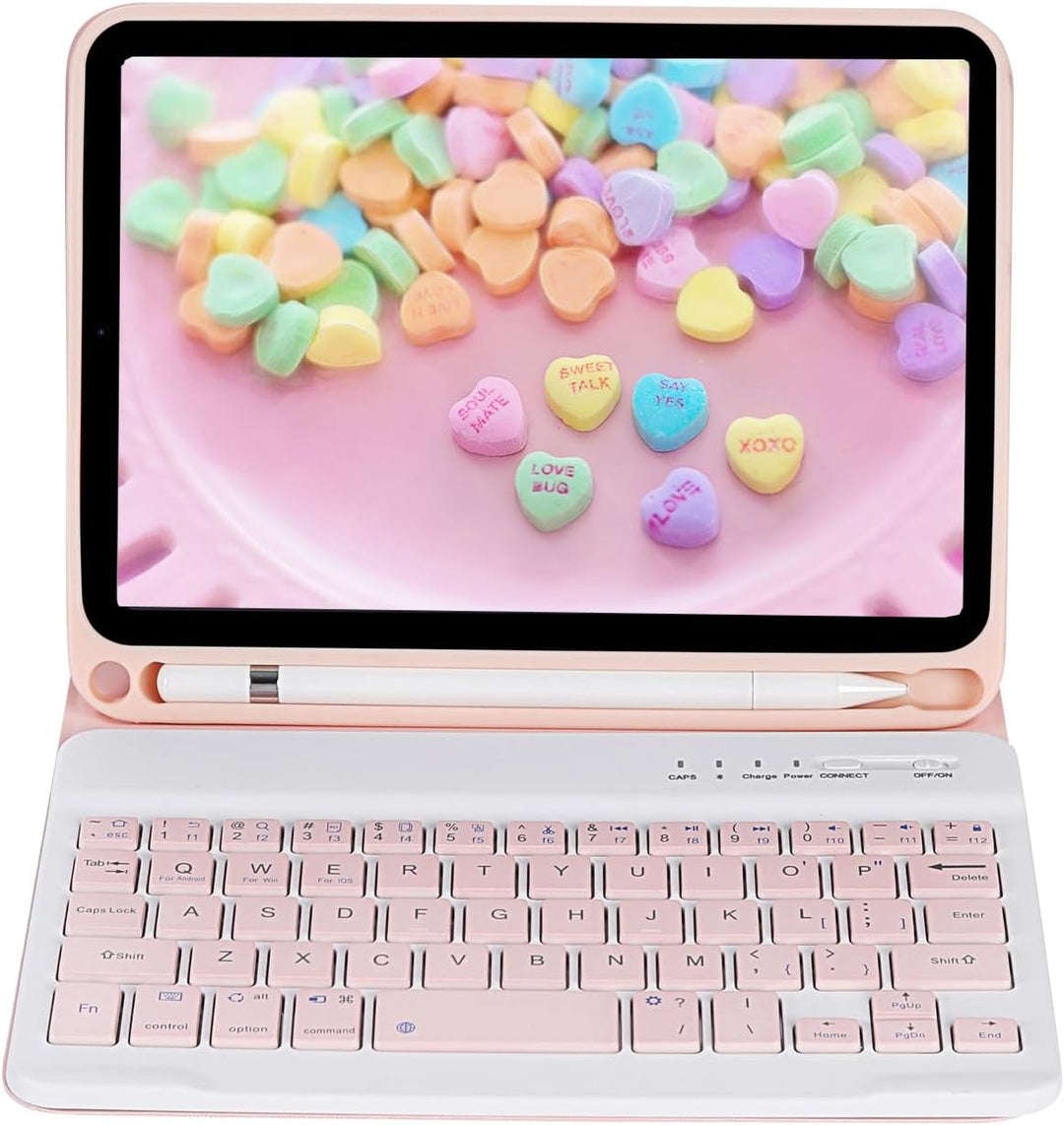 Tastatur hülle für iPad mini A17 Pro/mini6 8.3" Hülle mit Tastatur magnetische abnehmbare QWERTY für