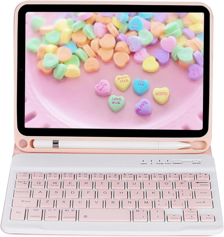 Tastatur hülle für iPad mini A17 Pro/mini6 8.3" Hülle mit Tastatur magnetische abnehmbare QWERTY für