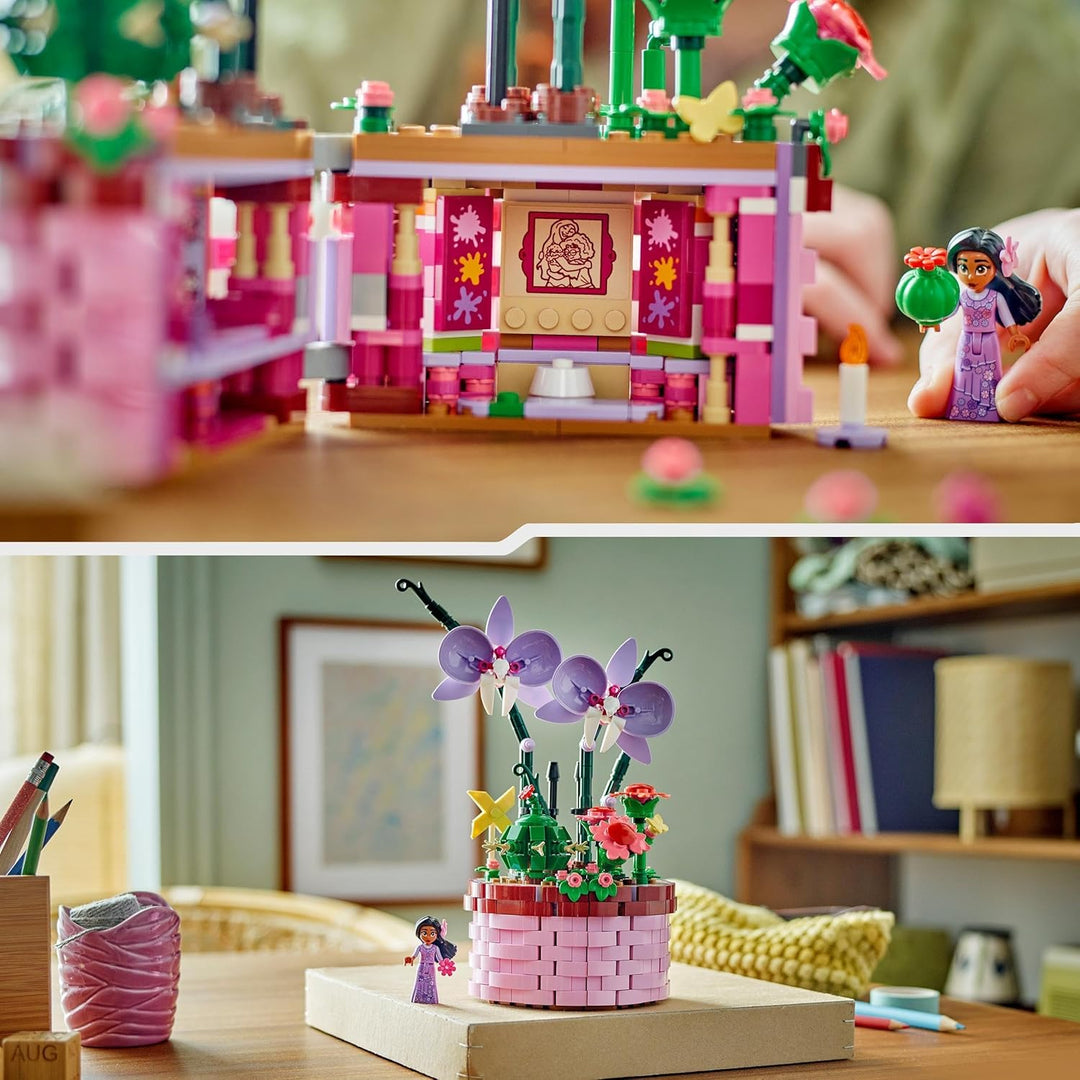 Lego ǀ Disney Encanto Isabelas Blumentopf, Set für Kinder mit baubarer Spielzeug-Orchidee, Deko-Baus