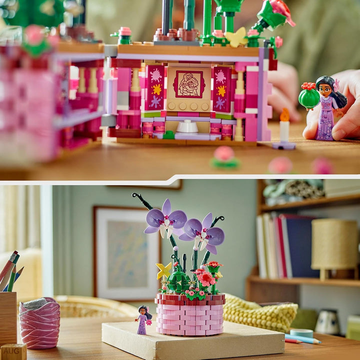 Lego ǀ Disney Encanto Isabelas Blumentopf, Set für Kinder mit baubarer Spielzeug-Orchidee, Deko-Baus