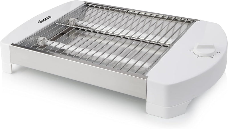 Tristar BR-2400 Flach-Toaster/ Brötchenröster mit Countdown-Timer und Krümelschublade, 400 W Brötche