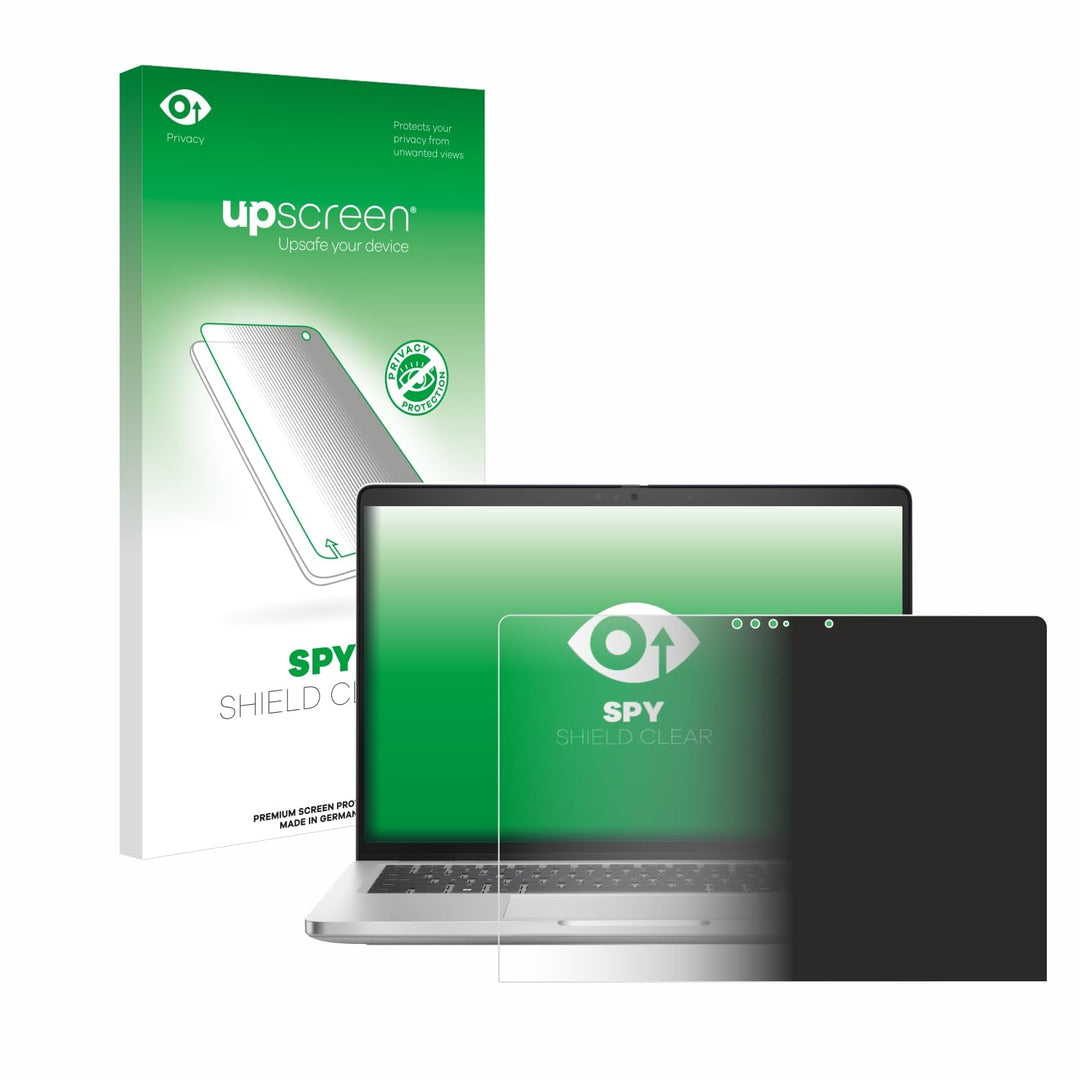 upscreen Anti-Spy Blickschutzfolie für Dell Pro 14 Plus 2-in-1 PB14250 Made in Germany, Privacy Disp