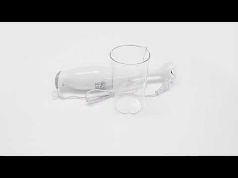 Clatronic Pürierstab | Stabmixer | 180 Watt | Edelstahl Messer | Rührstab | Babynahrung, Suppe, Smoo