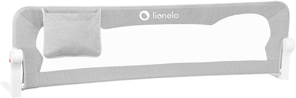 LIONELO Eva Rausfallschutz Bett Rausfallschutz Kinderbett, Bettgitter, Bettschutzgitter, luftiges Ne