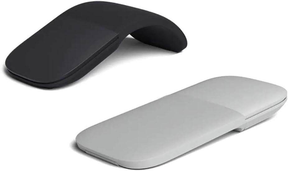 VBESTLIFE Bluetooth Arc Touch Mouse, Kabellose Faltbare Maus ohne USB-Nano-Empfänger, Ergonomische O