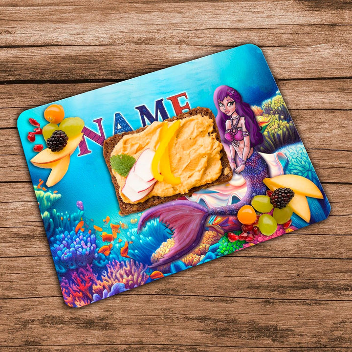 Vesperbrettchen mit Name/Frühstücksbrettchen Brotzeitbrettchen Schneidebrettchen mit Motiv & Persona