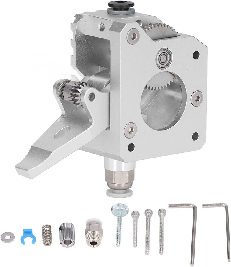 Dual Gear Extruder, Dual Gear Extruder, 3D-Drucker Dual Gear Extruder, Silver Metal Extruder MK8 3D-