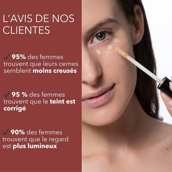 T.LeClerc Concealer Concealer Fluid – Honig-Tönung – 2-in-1-Pflegemittel – korrigiert Augenringe & s