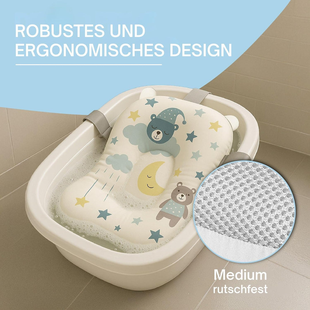 Baby Badewanneneinsatz – Baby Badewannenkissen für Badewanne - Babywanne Einsatz &amp; Badewannensitz ab
