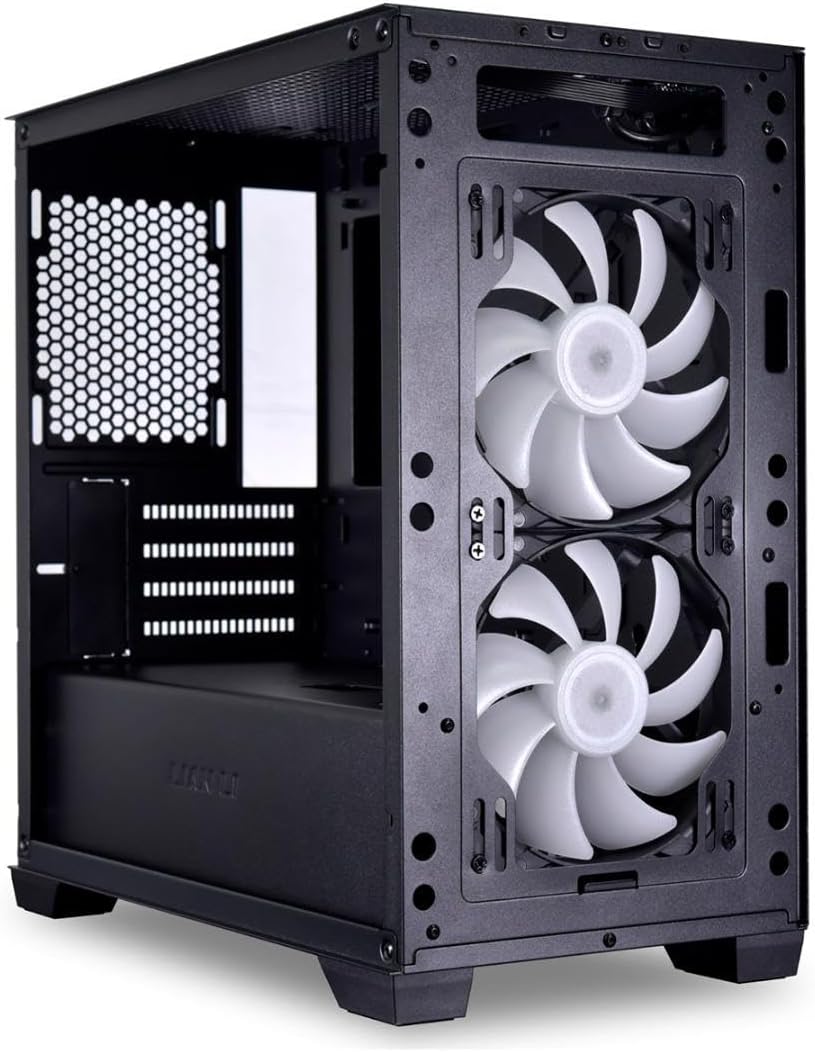 Lian Li LANCOOL 205M Mesh Micro-ATX-Gehäuse, Tempered Glass - schwarz