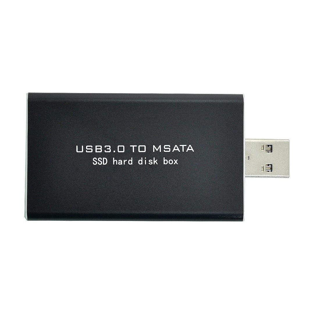 Cablecc Mini-PCI-E mSATA auf USB 3.0 Externe SSD PCBA-Konverter/Adapterkarte mit Gehäuse MSATA TO US