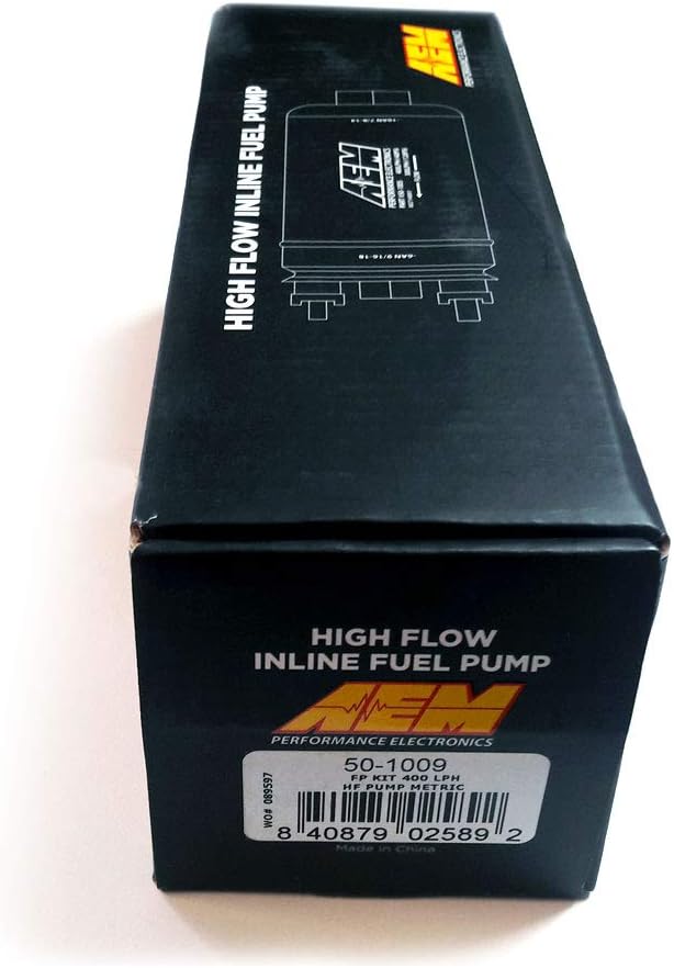 AEM 50-1009 400LPH Metric Inline High Flow Fuel Pump