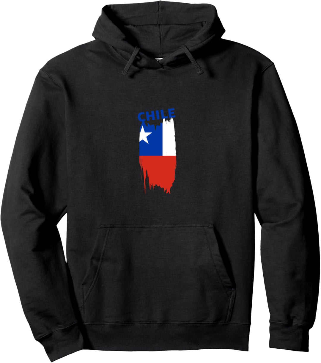 Flagge Chile Pullover Hoodie