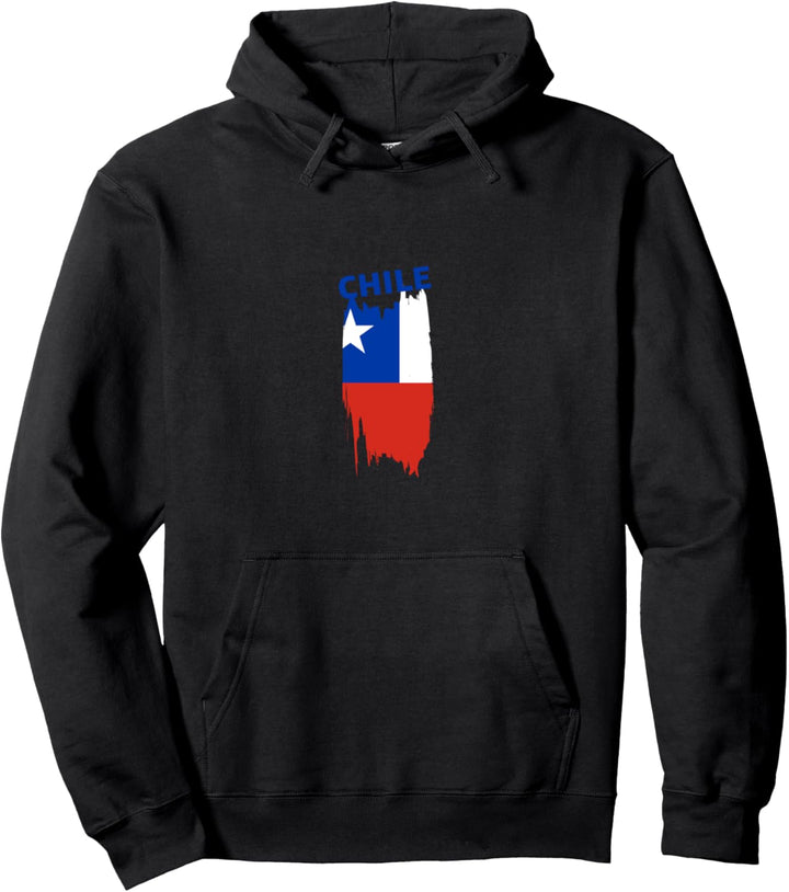 Flagge Chile Pullover Hoodie