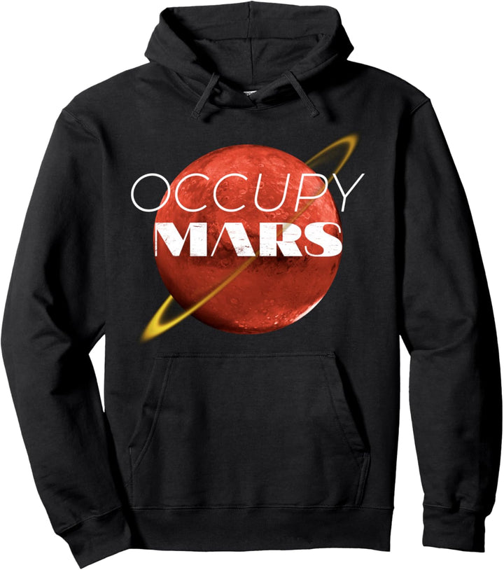 Occupy Mars Terraforming Rakete Weltraum Planet Nuke Mars Pullover Hoodie