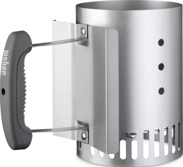 Weber Anzündkamin, Rapidfire Starter - Klein (20cm Höhe), kompakter Grillanzünder mit zwei Griffen,