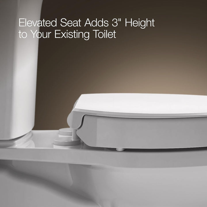 Kohler Hyten Toilettensitz, verlängert, mit Absenkautomatik, Weiss Elongated Weiss, Elongated Weiss