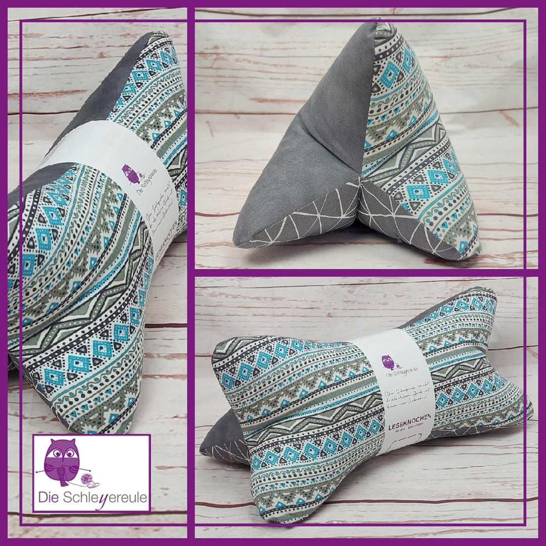 Leseknochen Nackenkissen Handmade in D, waschbar (Stubenhocker), Stubenhocker