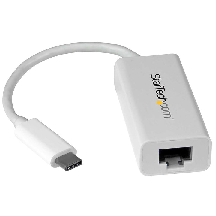 StarTech.com USB-C auf Gigabit Ethernet Adapter - Weiss - Thunderbolt 3 kompatibel - Windows & Mac -