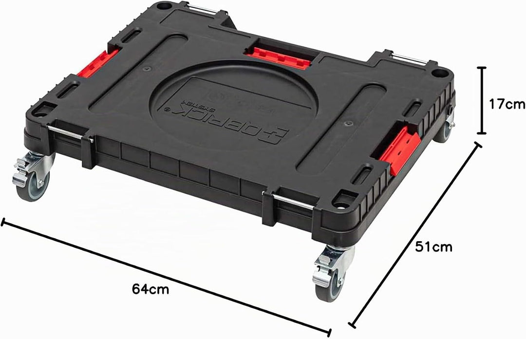 Qbrick System Transportroller One Transport Platform Workshop Black Rollbrett für Werkstatt Garage W