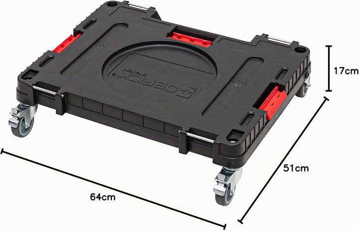 Qbrick System Transportroller One Transport Platform Workshop Black Rollbrett für Werkstatt Garage W