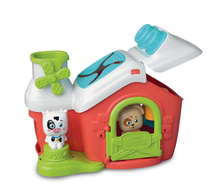Clementoni Soft Clemmy Sensorische Farm - Mit weichen Bausteinen & Bauernhoftieren für Babys & Klein