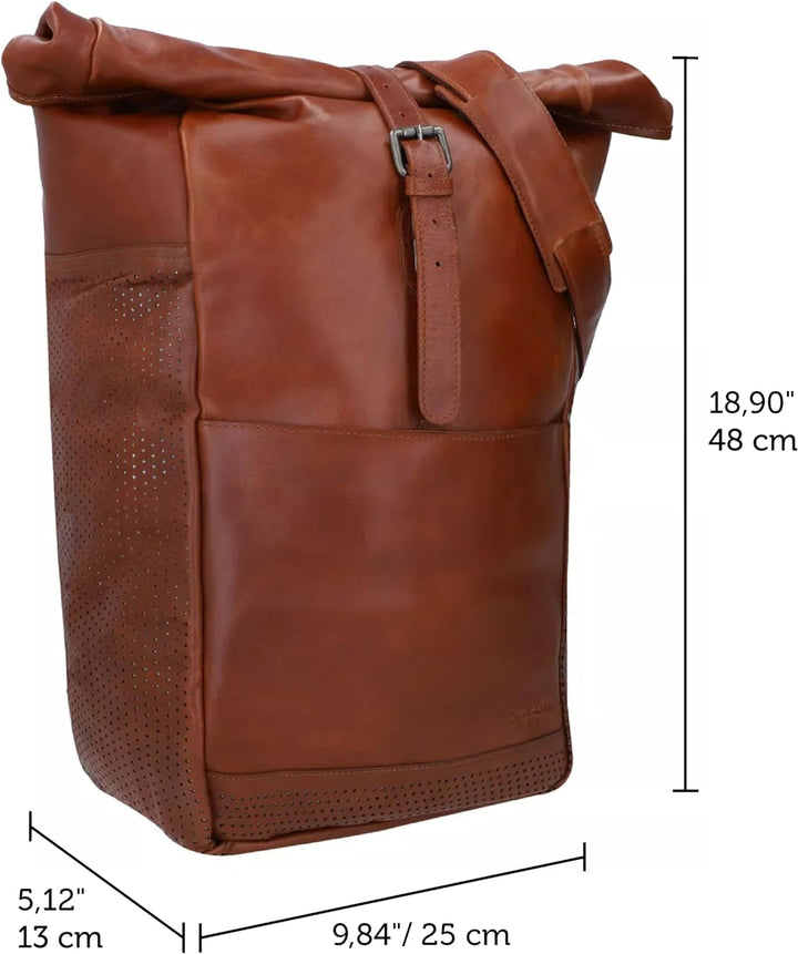 Gusti Gepäckträgertasche Leder - Miquel I. für Gepäckträger Fahrradtasche Hinterradtasche Fahrrad Ta