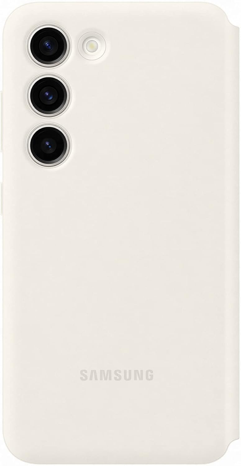 Samsung Smart View Wallet Smartphone Case EF-ZS911 für Galaxy S23, Handy-Hülle, Kartenfach, Sichtfen