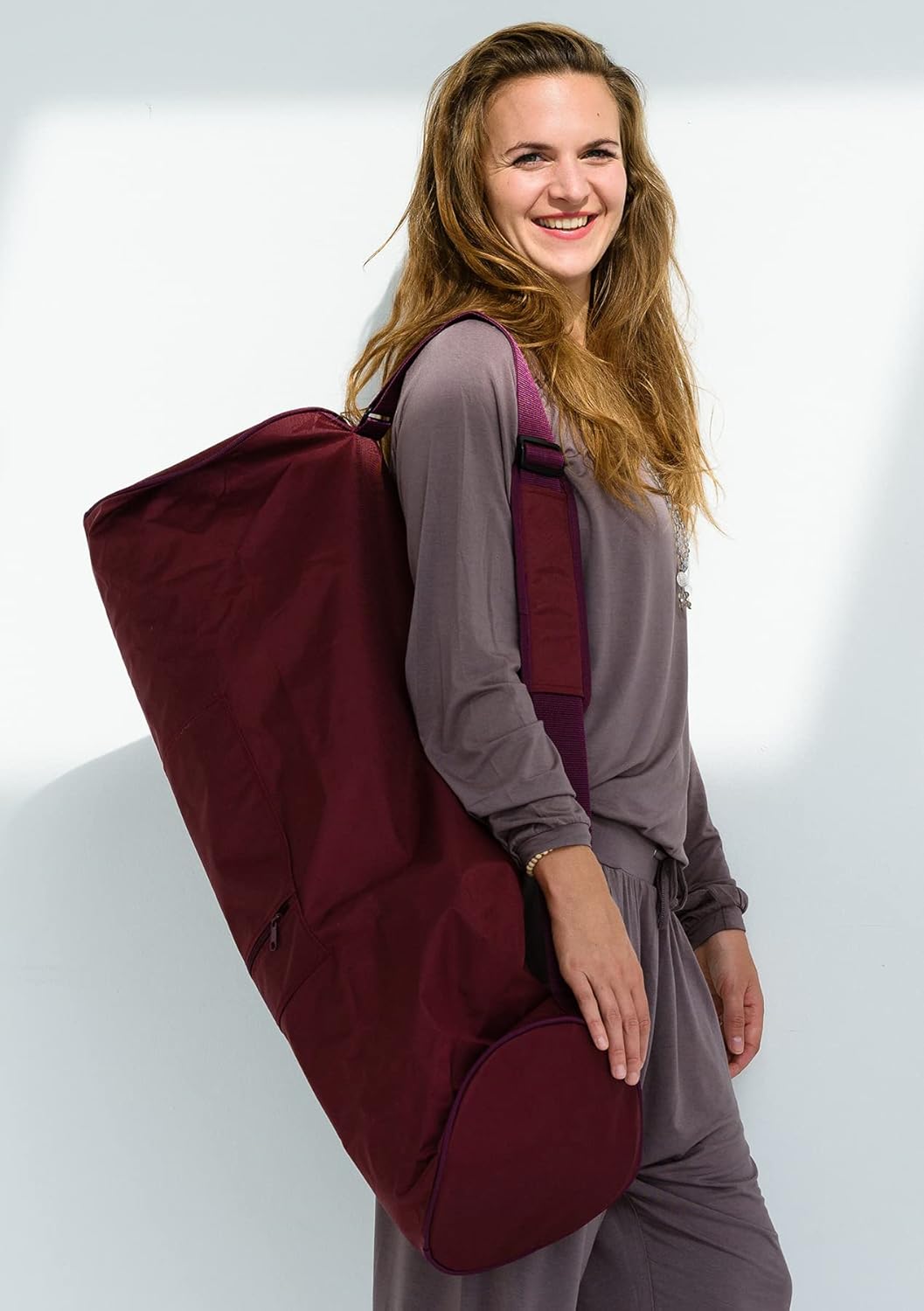 Yogatasche Yogibag® Basic - Zip - Extra Big - Nylon - 80 Cm Schwarz, Schwarz