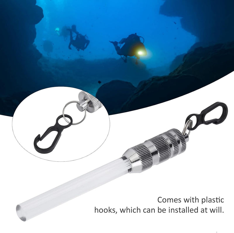 Alomejor Tauchen Warnsignal Light Stick Mini Compact Diving Externe Lichtwarnung Taschenlampe Lampe