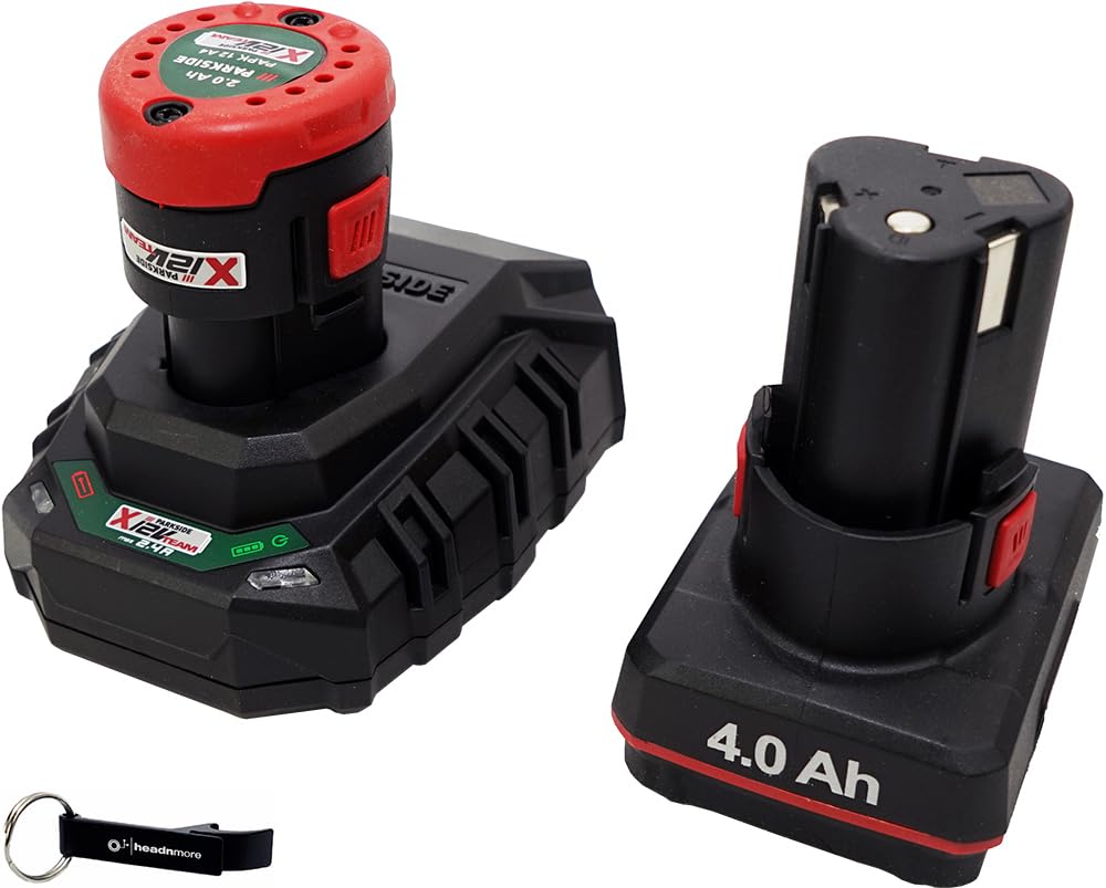 Angebot für 12V Akku Set PAPK 12 Original Akkus 2Ah + 4Ah mit Ladegerät – passend für Serie Parkside