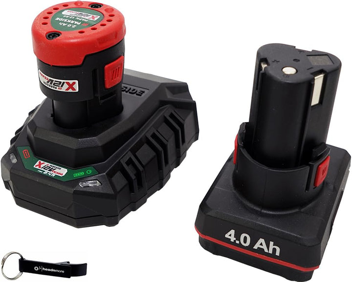 Angebot für 12V Akku Set PAPK 12 Original Akkus 2Ah + 4Ah mit Ladegerät – passend für Serie Parkside