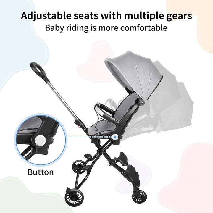 homewell Baby Kinderwagen klappbar, Buggy Kinderbuggy Faltbar mit Sonnendach, ab 6 Monate bis 22 kg,