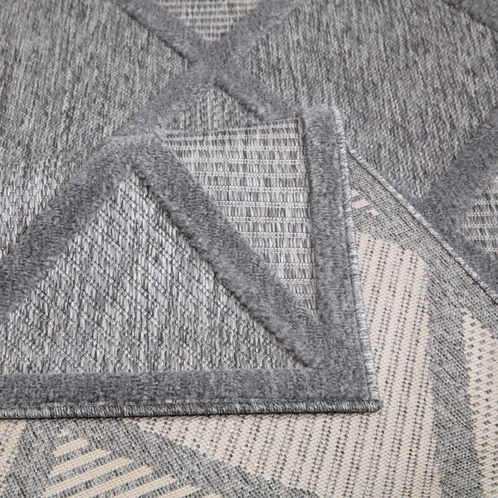 carpet city In-&amp; Outdoor Teppich - 160x230 cm - für Innen-&amp; Aussenbereich - Wetterfest Balkon-Teppic
