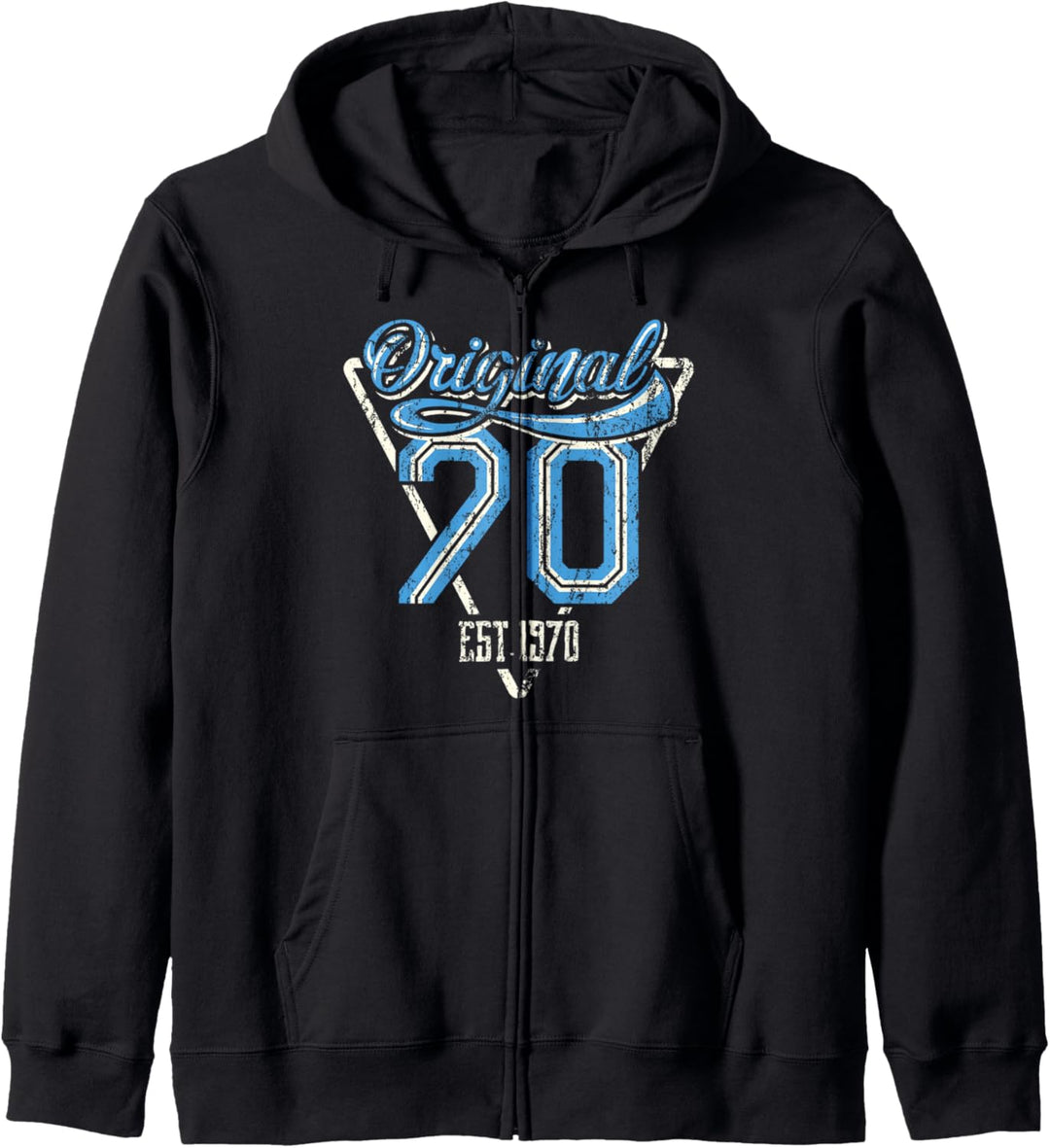 Original 70 Est 1970 Geschenk zum 50. Geburtstag Kapuzenjacke